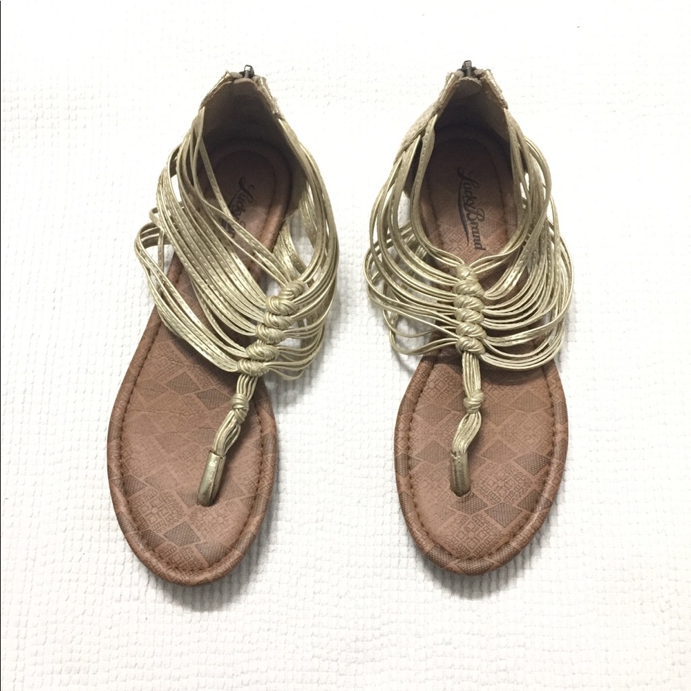 Lucky Brand Gold Sandals